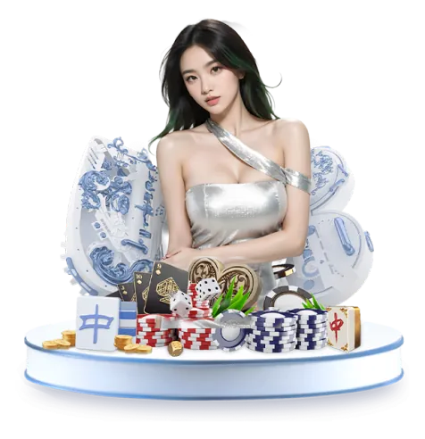 Bàn chơi Baccarat với các lá bài và chip cược